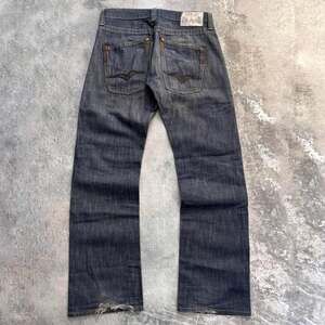 Vintage Y2K Replay Japan Slub Cotton Jeans. Faded Heelbite Size 33 x 31